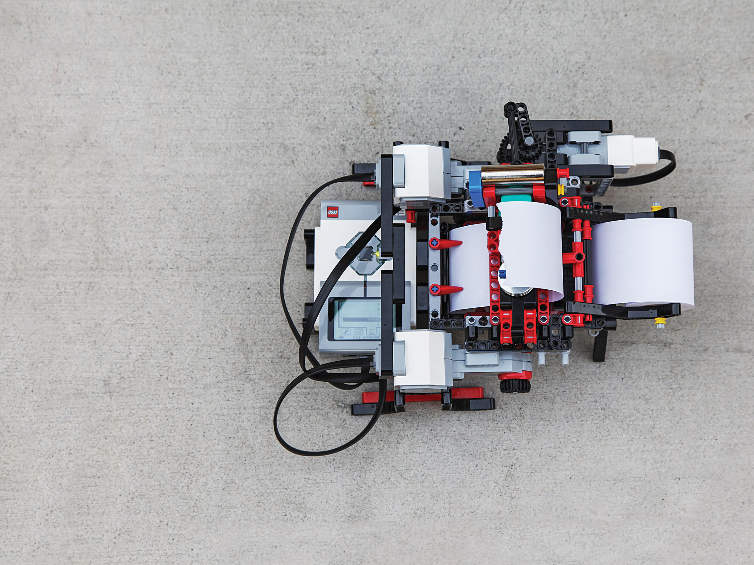 A Braille Printer Born From LEGO