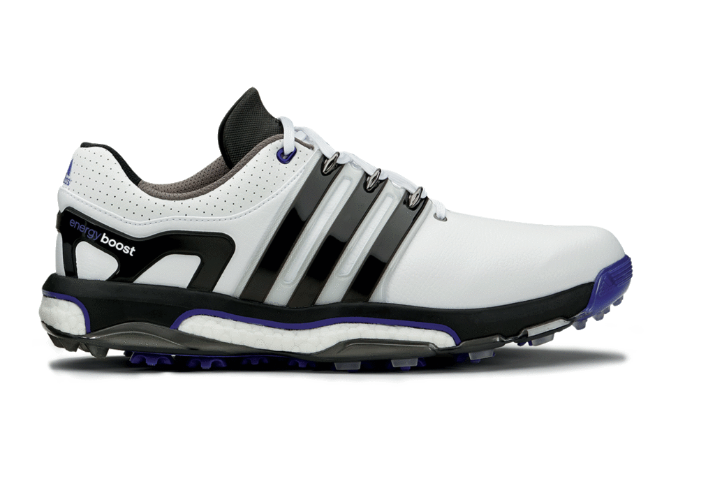 A left-handed golfer wouldn't tee off with a <a href="http://adidasgolf.com/asym-energy-boost---Right-Hand/DW-V3585.html">right-hander</a>'s club. With that in mind, Adidas designed a golf shoe specific to the player's dominant hand. During a swing, the asymmetrical cleat pattern adds stability and grip only where they're necessary. <strong>$300</strong>