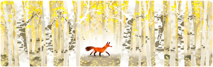 "Forest and Red Fox"