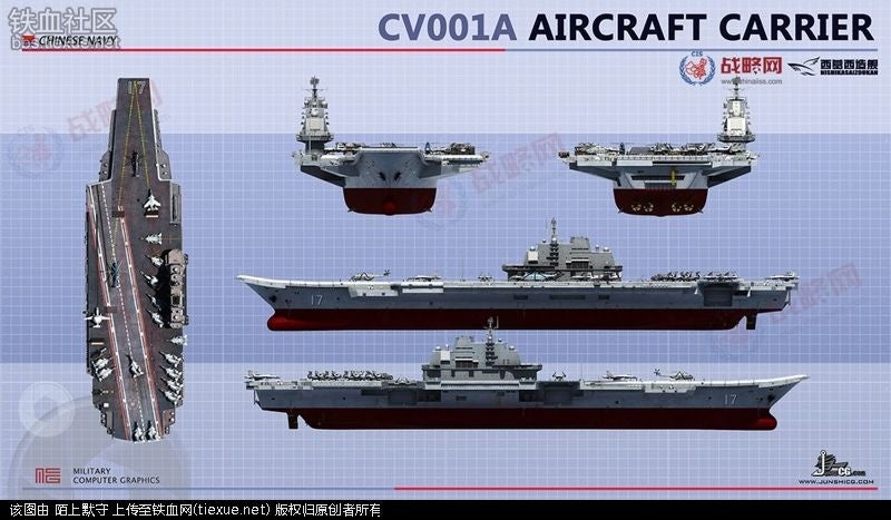 China Aircraft Carrier Type 001A
