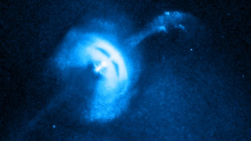 Watch: Vela Pulsar Spews A Stream of High-Energy Particles