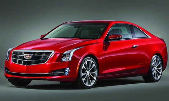 The all-new 2015 Cadillac ATS Coupe launches in the U.S. in the summer 2014. Cadillacâs first-ever compact luxury coupe offers drivers the choice of rear-wheel drive or all-wheel drive, and the power from a 2.0L turbocharged four-cylinder or a 3.6L six-cylinder. (Photo by Tom Drew for Cadillac)