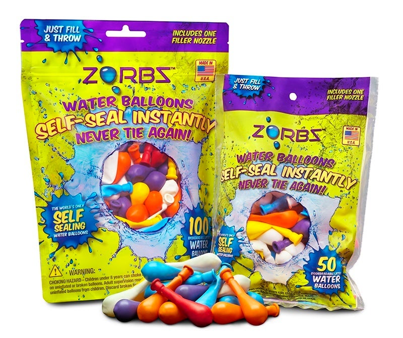 Zorbz self-sealing water balloons