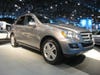 The new ML450 uses a two-mode hybrid configuration, like the Chevy Tahoe and the Cadillac Escalade hybrids. Mercedes says that with a well-charged battery, the ML450 hybrid can travel to 34 mph on electric drive. In a quick spin around the city, we got it to a still-respectable 20 mph or so before the gas engine kicked in. It gets 20 mpg in the city and 24 mpg on the highway.
