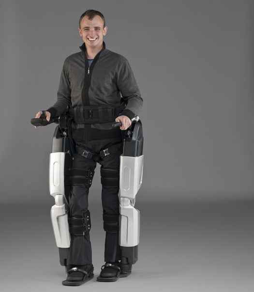 REX, the Robotic Exoskeleton, Gives Paraplegic Man a Bionic Set of Legs