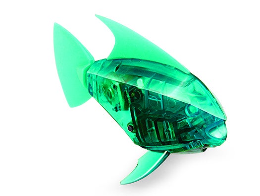 The Aquabot aquarium doesn't come with a <em>don't tap the glass!</em> sign. Tapping the bowl is what makes the fish swim; a motion sensor picks up the vibration and wakes the robot from sleep mode. <a href="http://www.hexbug.com/aquabot/products">$13</a>