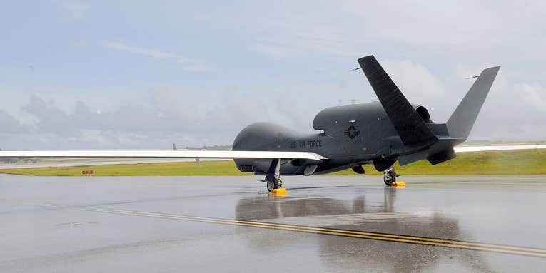 Monsoon Conditions In Guam Send Global Hawks To Okinawa