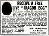 Free Dragon Eggs, October 1969