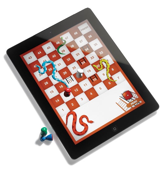 Pressman Toy recently released a series of apps that turn iPad screens into board games. To use them, players need a set of four game pieces, all of which are made from a metal-and-plastic polymer that allows them to interact with the touchscreen. <strong>Pressman Toy iPieces:</strong> <a href="http://catalog.pressmantoy.com/index.php/ipieces">$10</a>