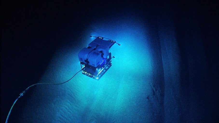 view of NOAA's ROV