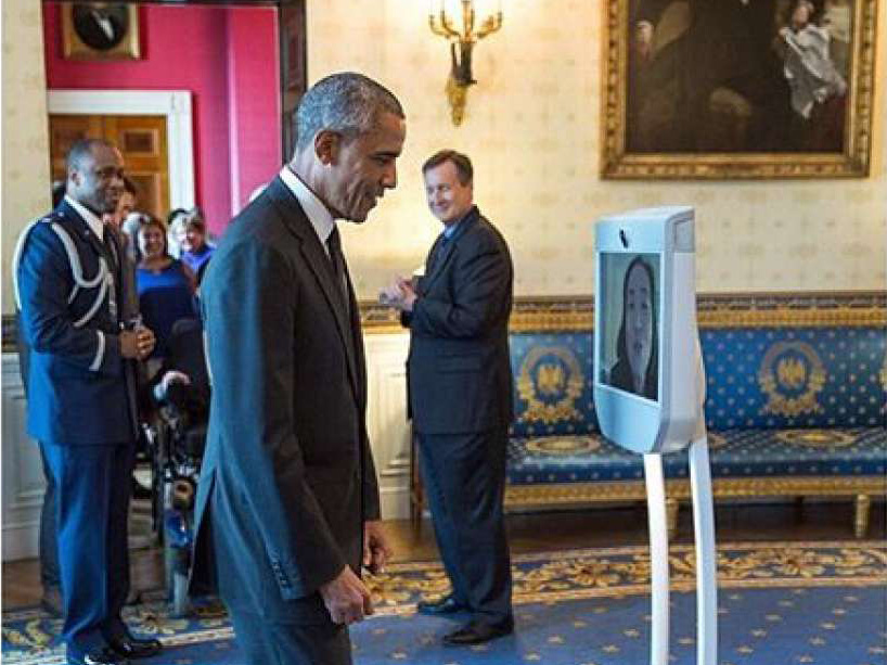 Robot Visits White House