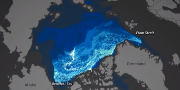 Alarming Video Shows Arctic Ice Disappearing