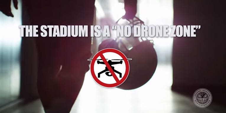 No, The FAA Isn’t Going To Shoot Down Super Bowl Drones