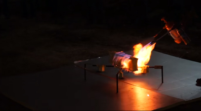 Watch This Fireproof Drone Not Burn