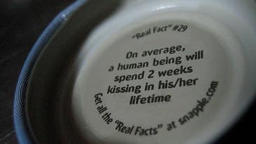 Snapple’s Bottle Cap Facts Are Often Wrong