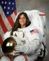 A Naval officer, Williams has performed several stints in the International Space Station. While onboard from 2006 to 2007, she set a record for most spacewalks by a woman (four). Her record was later broken by Peggy Whitman in 2008 (five).