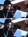 Denzel looks the same on Apple TV (top) and Blu-ray.