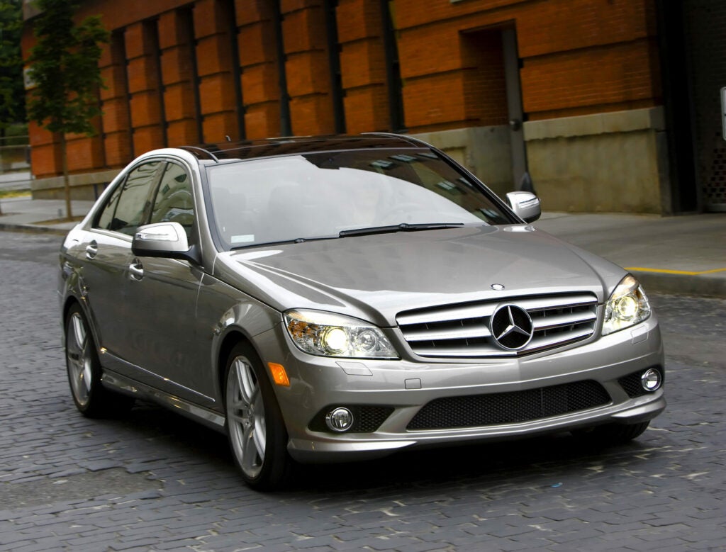 The 2008 Mercedes C300 was seven years in the making. Read our review <a href="https://www.popsci.com/cars/article/2008-03/test-drive-2008-mercedes-c300-sport-sedan/">here</a>, and check out some of its perks in the folowing pages.