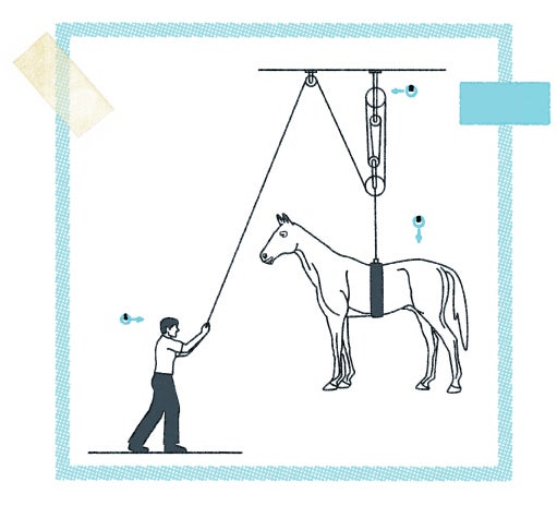 how to lift a horse with your pinkie