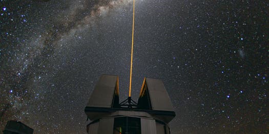 The ESO Turns Its Massive Laser Beam on the Heavens (for Science)