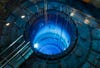 Hollywood imaginings of nuclear sites, it turns out, are actually pretty close to the real thing. This rare photo was snapped by <em>Reuters</em> photographer Ruben Sprich during a yearly inspection of the Muehleberg nuclear power station in Switzerland. The cosmic blue glow is a result of Cherenkov radiation, an electromagnetic radiation <a href="https://www.popsci.com/science/article/2012-08/labs-go-boom-reed-college-teaches-how-run-nuclear-reactor/">seen in reactors</a>.