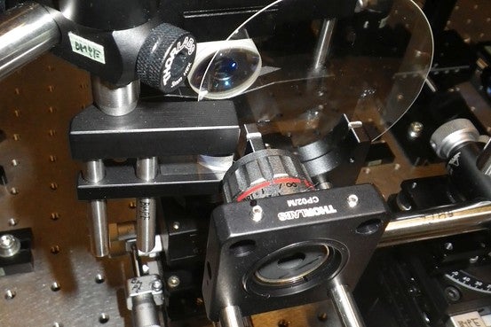 Researchers at the University of Tokyo have developed what has become the world's fastest camera, capturing 4.4 trillion frames per second -- that's 1,000 times faster than existing high-speed cameras. They call their technique "sequentially timed all-optical mapping photography," or STAMP, which utilizes short bursts to capture images. Researchers will be able to use this imaging device to capture quick scientific processes like chemical reactions; the researchers photographed the conduction of heat, which occurs at speeds only one-sixth the speed of light.