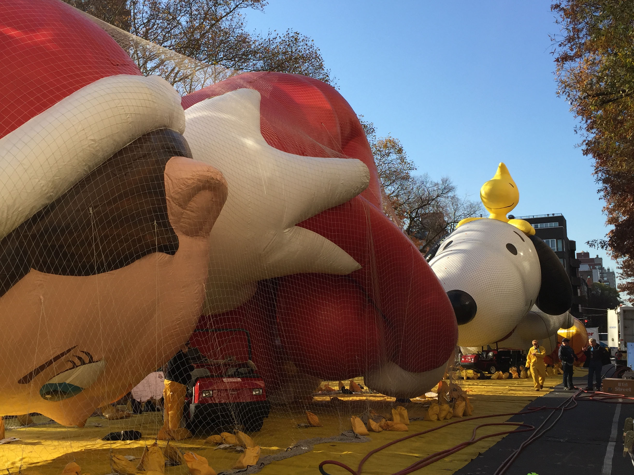 Watch Macy’s Thanksgiving Day Parade Balloons Inflated In 360-Degree Video