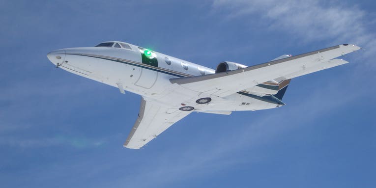 Lockheed Mounted A Laser Turret On Business Jet