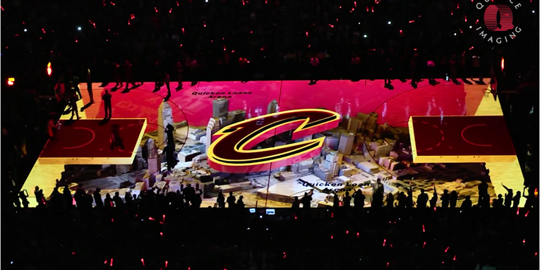 NBA Finals Game 3 Puts 3D Projection Tech On The Court In Cleveland