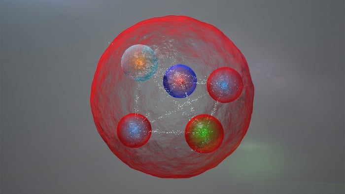 While most of the world was focusing on the Pluto Flyby, other science was happening, too. Scientists at the Large Hadron Collider announced they found a five-quark particle called a <a href="http://www.symmetrymagazine.org/article/july-2015/lhc-physicists-discover-five-quark-particle">pentaquark</a>. This particle was first postulated in the 1960s but wasn't observed with certainty until now. Quarks, along with gluons, are the tiny constituents of protons and neutrons that make up all matter. The discovery of the pentaquark is the final confirmation of all theorized quarks, and can help physicists find out how quarks combine to bind matter together.