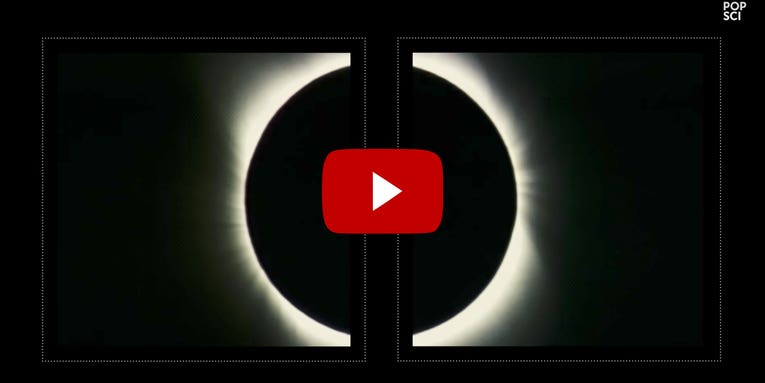 WATCH: The coincidental geometry of a total solar eclipse