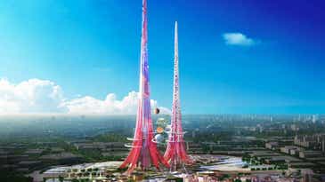 Plans Unveiled for World’s Tallest, Pinkest Towers
