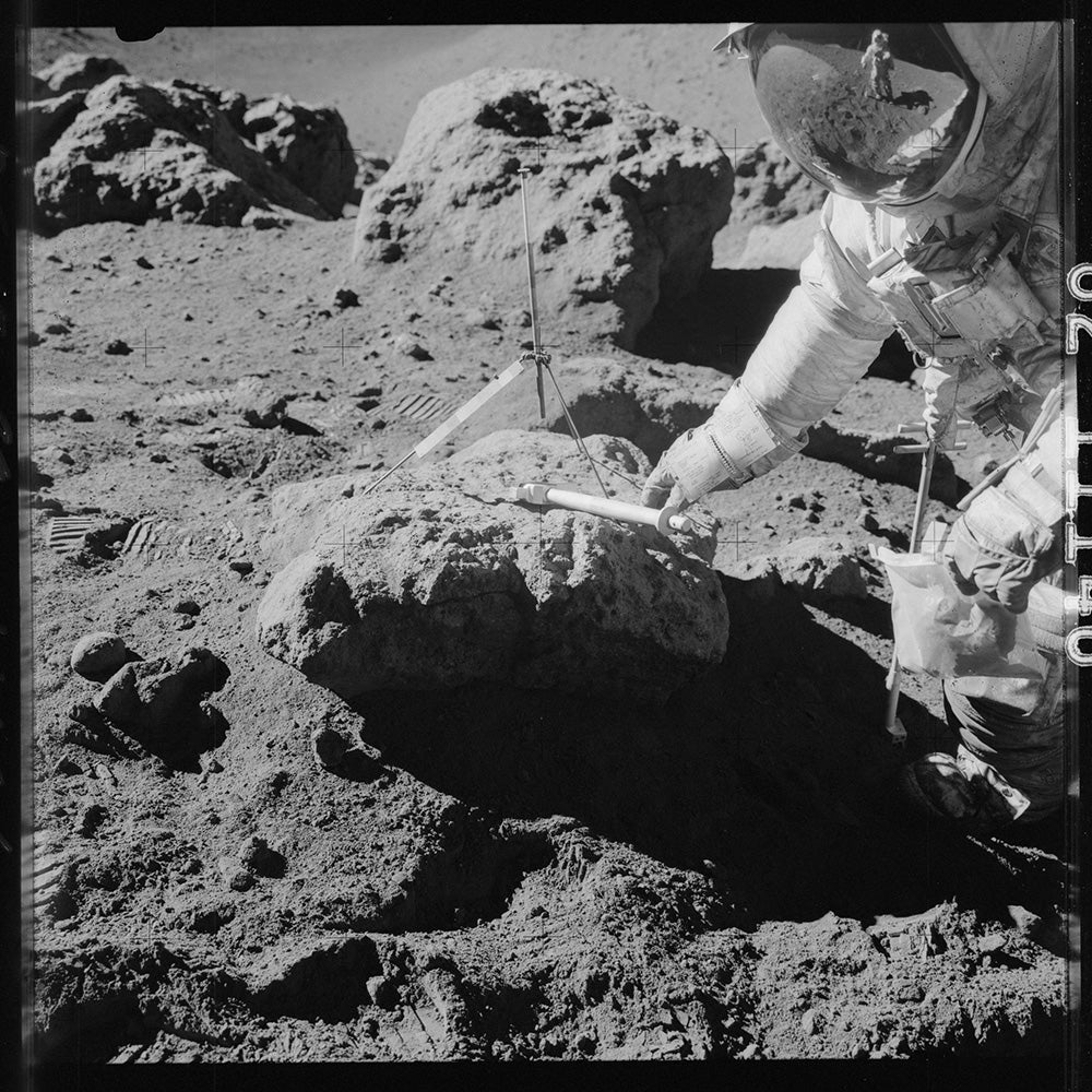 collecting moon samples