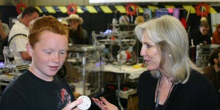 13-Year-Old Riley Lewis and His Crew Embrace 3-D Printing at Public School