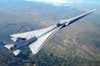 nasa quesst supersonic jet flying