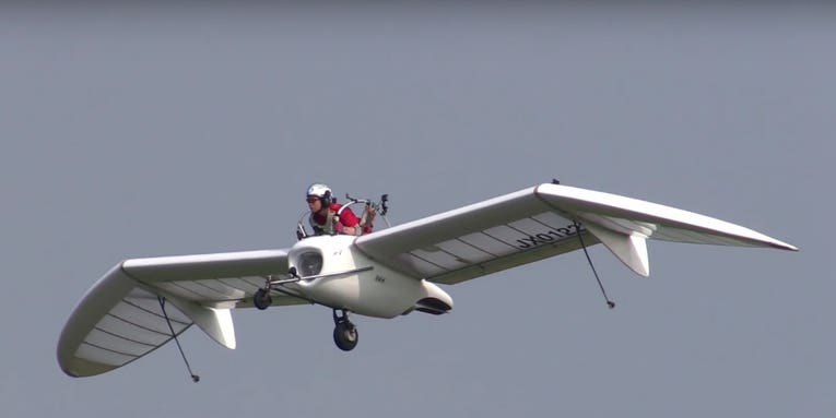 Miyazaki-Inspired Jet Glider Flies Before Crowds In Japan