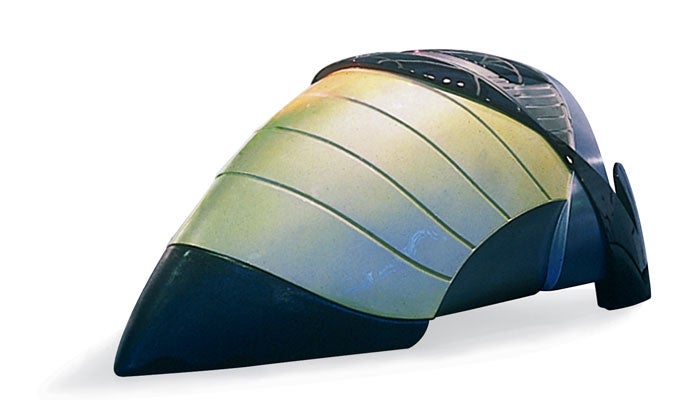 Coventry University students glimpsed 100 years into a future without wheels, windows or drivers to model the teardrop-shaped Concept 2096 for the 1996 British Auto Show. It runs on the mysterious (and totally fictitious) "slug drive." The ultimate example of all concept, no car.