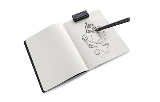 Wacom's <a href="http://www.wacom.com/en/Products/Inkling.aspx/">scribble-capture system</a> has two parts: a sensor that clips to the top of any writing surface and a pen. As the pen moves, it emits a sonar-like pulse that is picked up by two microphones in the clip; the clip's processor continuously triangulates and stores the pen's location. The pen also sends pressure data to the clip, which allows the system to adjust the thickness of the lines. When connected to a computer via USB, the Inkling exports drawings as simple JPEGs or PDFs or sends edit-able files directly to Adobe Illustrator and others. <strong>$200</strong> <em>Jump to the beginning of the <a href="https://www.popsci.com/?image=21">Computing</a> section.</em> <strong>Jump to another Best of What's New category:</strong>