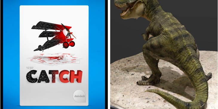 New iPad App 123D Catch Turns Pictures Into Printable 3-D Renders