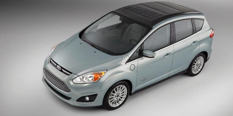 Ford C-Max Solar Energi Concept: Using The Sun To Charge An Electric Car