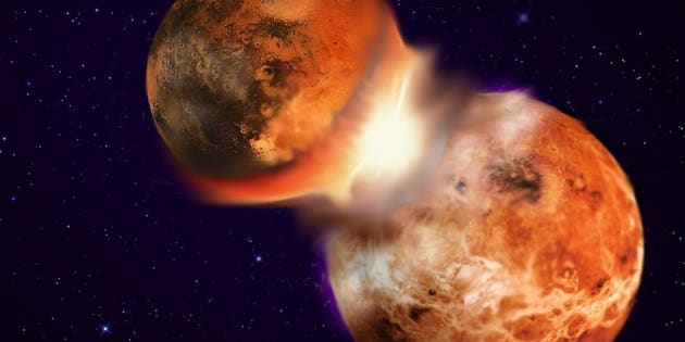 The Moon May Be The Result Of Earth’s Collision With Its Long-Lost Twin
