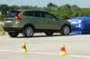 A laser sensor near the rearview mirror detects when the XC60 comes too close to the car in front of it