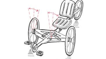 A Recumbent Tricycle Allows Those Who Have Trouble Balancing to Cycle