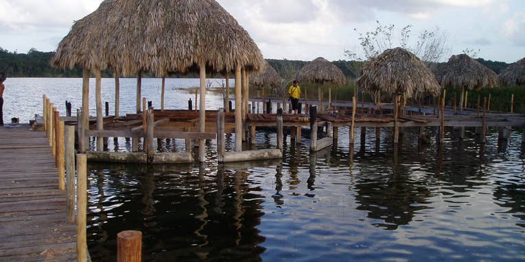 Mud at the bottom of a Mexican lake holds secrets about the Maya empire’s demise