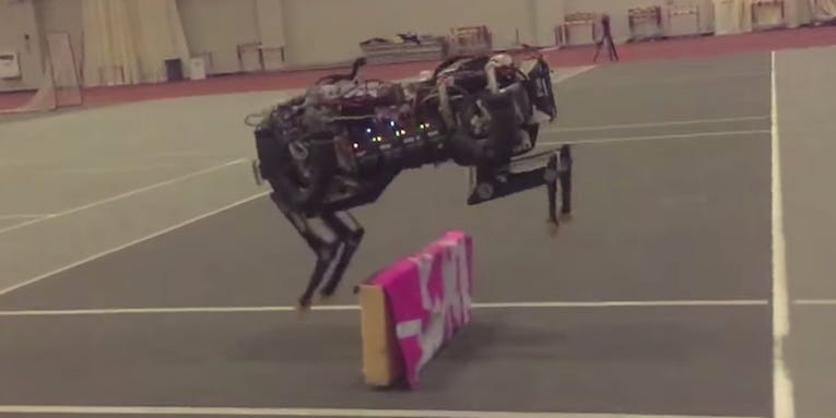 Watch MIT’s Robot Cheetah Jump Over Obstacles