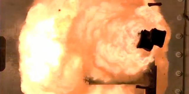 Video: Flamethrowing Navy Railgun Blasts Terrifying Projectiles Through Superheated Air