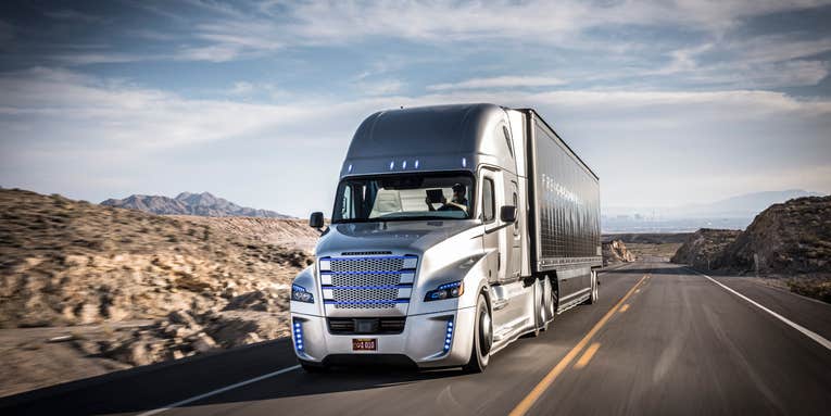 The First Self-Driving Truck Takes To The Streets Of Nevada