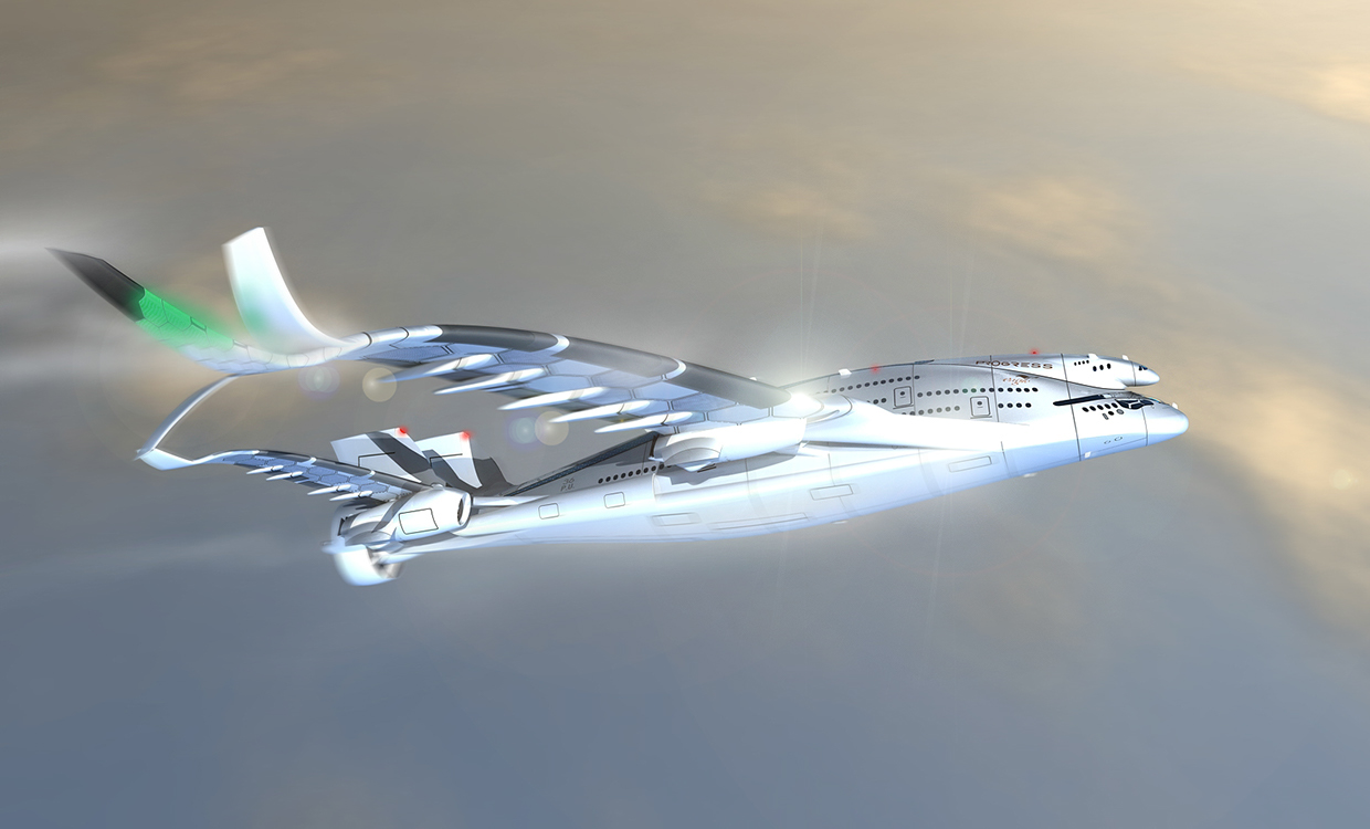 Is This Weird 3-Story Solar Powered Jet The Airliner Of The Future?