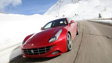 Putting the Ferrari FF Through Its Paces, High in the Italian Alps