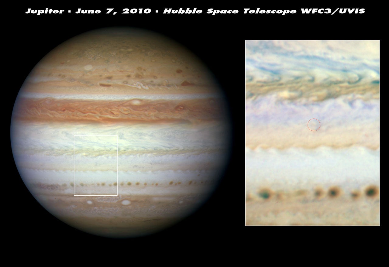 Jupiter’s Belt, Believed Missing Last Month, Has Been Found (Sort Of)